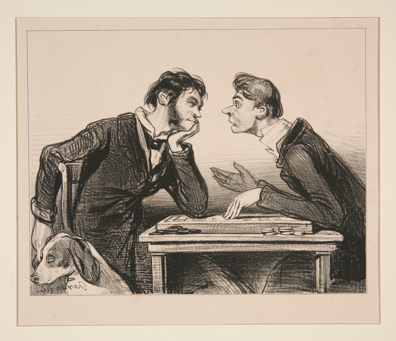 Pythagoras sagte: von Paul Gavarni