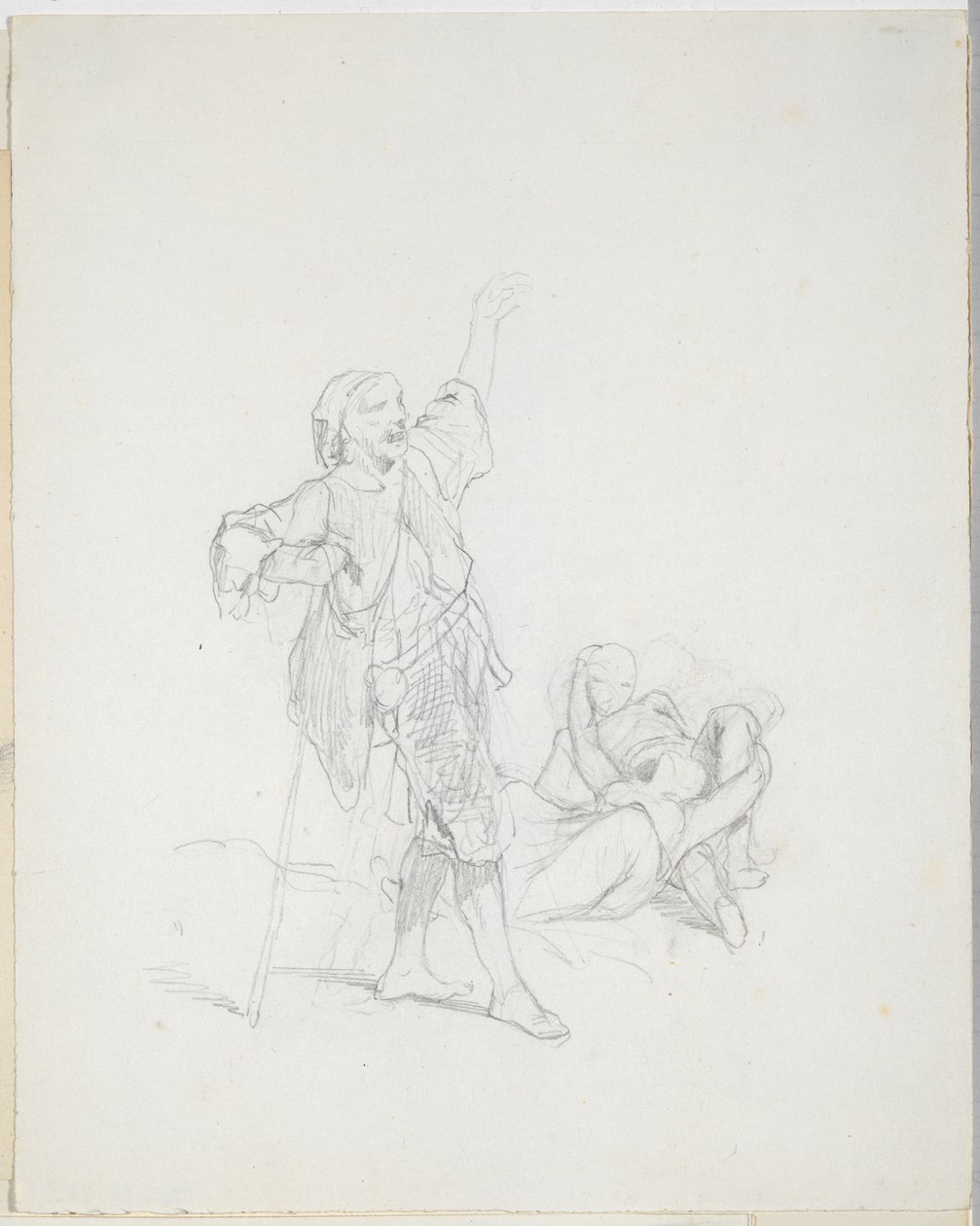 Studie für Buchillustration [?] von Paul Gavarni
