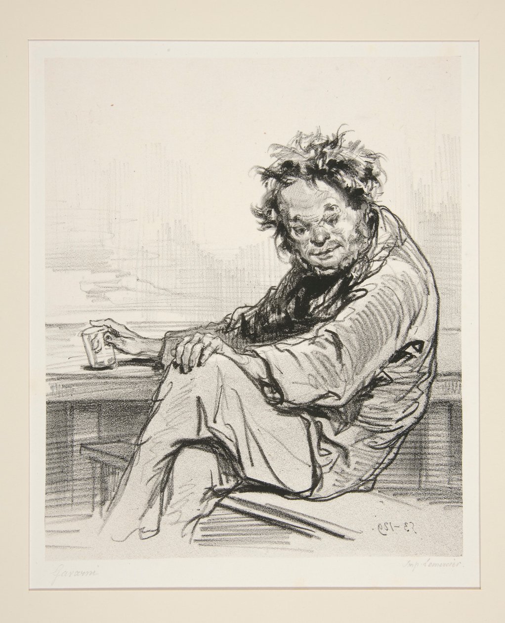 Un Anacreon de barrieres von Paul Gavarni