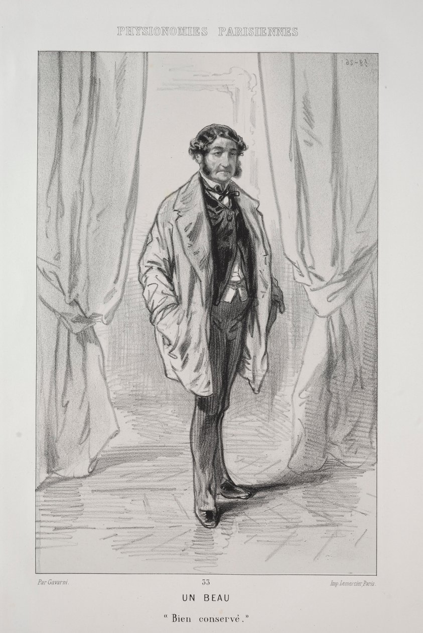Ein Schöner von Paul Gavarni