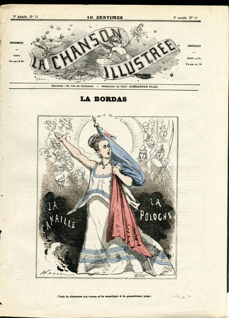 La Chanson illustree (Zeitschrift), Nummer 51 von Paul Hadol