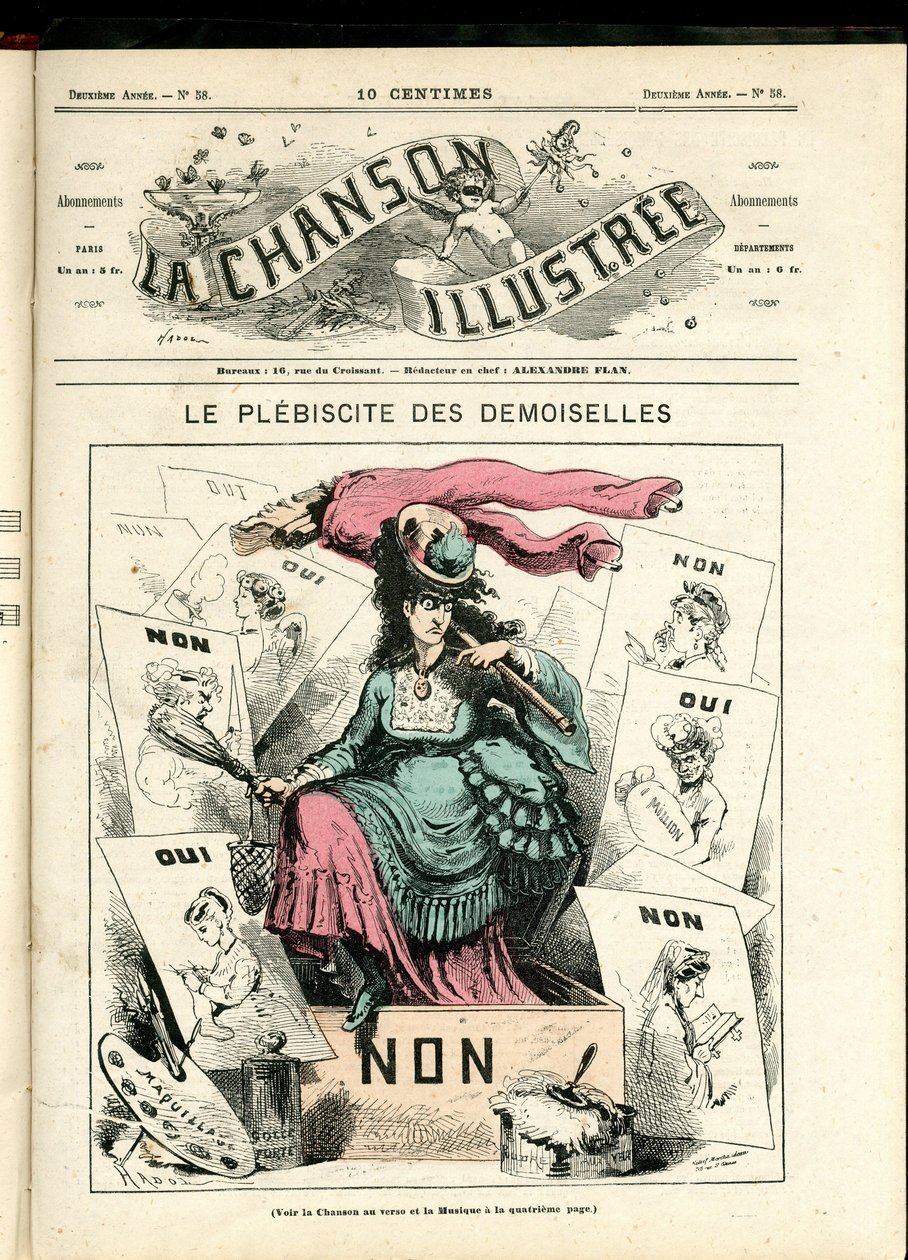 La Chanson illustree (Zeitschrift), Nummer 58 von Paul Hadol