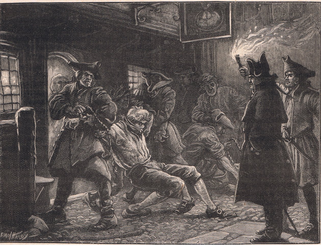 Pressebande bei der Arbeit von Paul Hardy