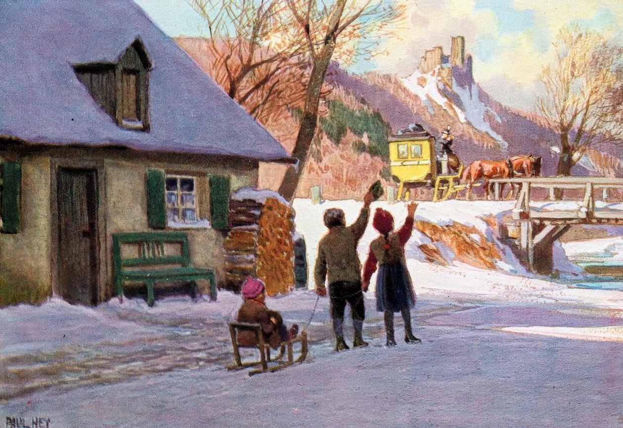 Neujahrsgruß des Postillons von Paul Hey