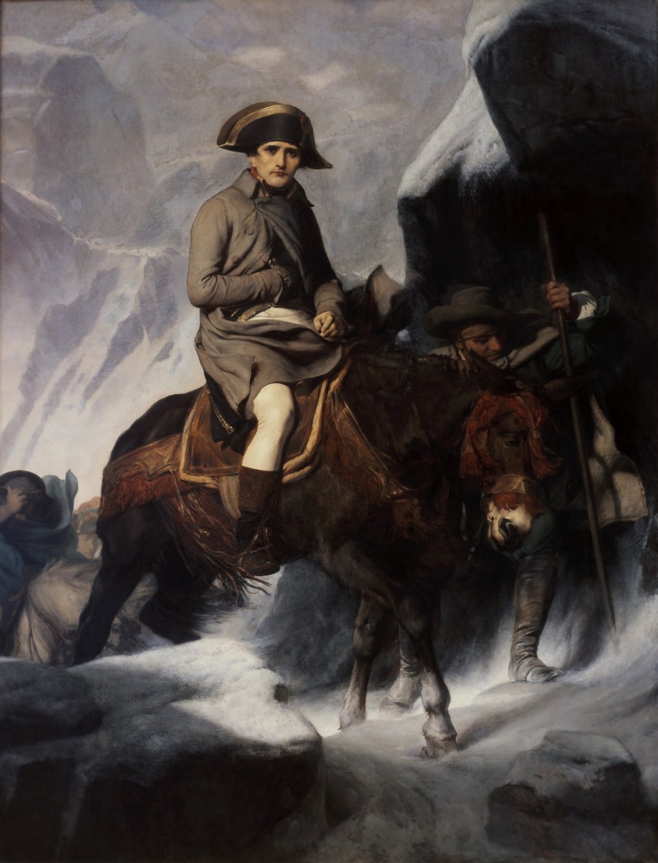 Bonaparte überquert die Alpen von Paul Delaroche