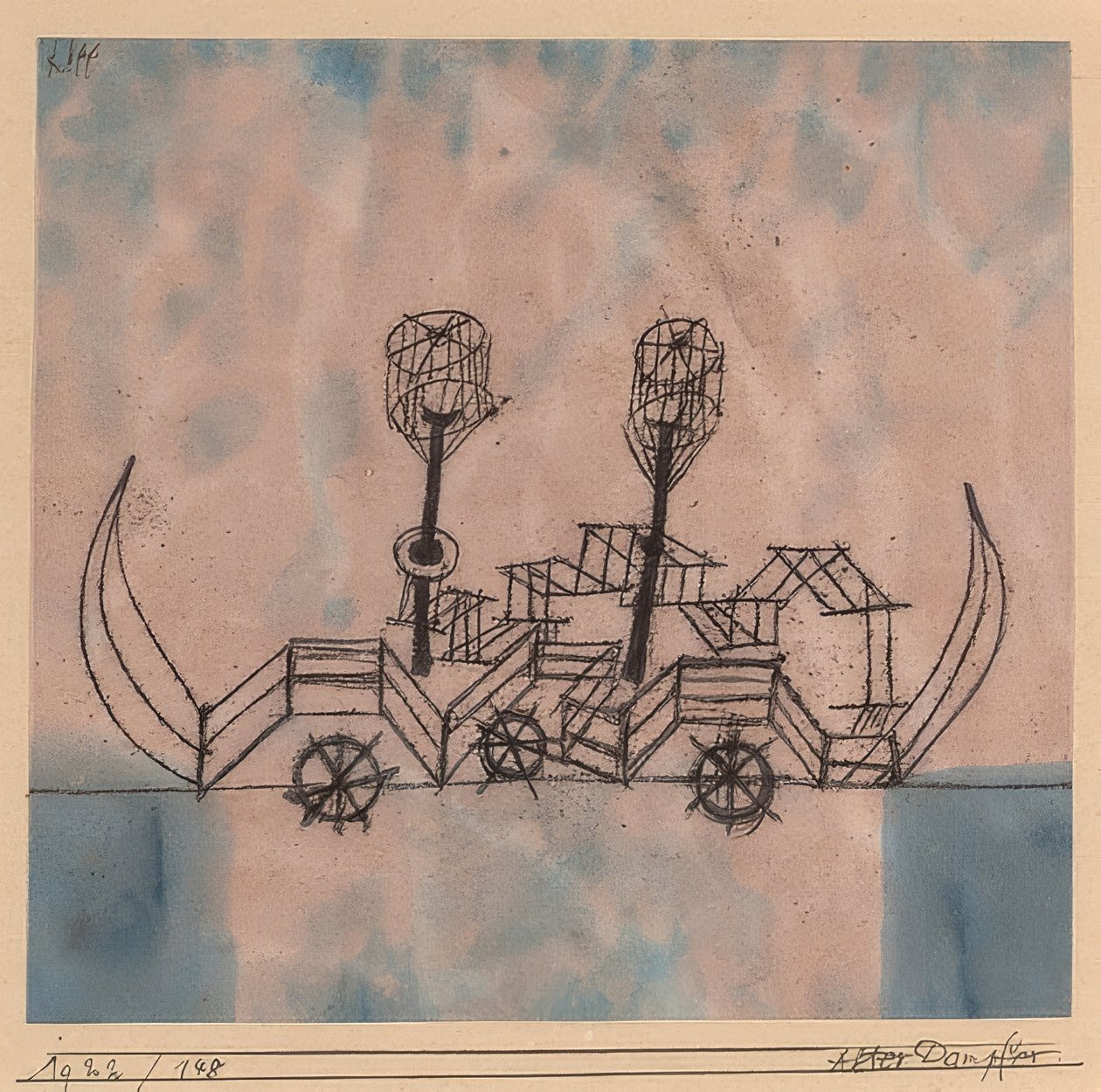 Alter Dampfer von Paul Klee