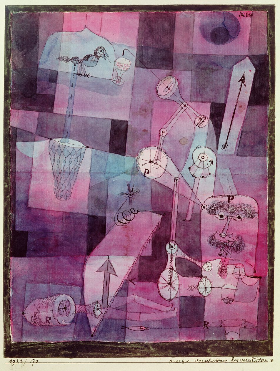 Analyse verschiedener Perversitäten von Paul Klee