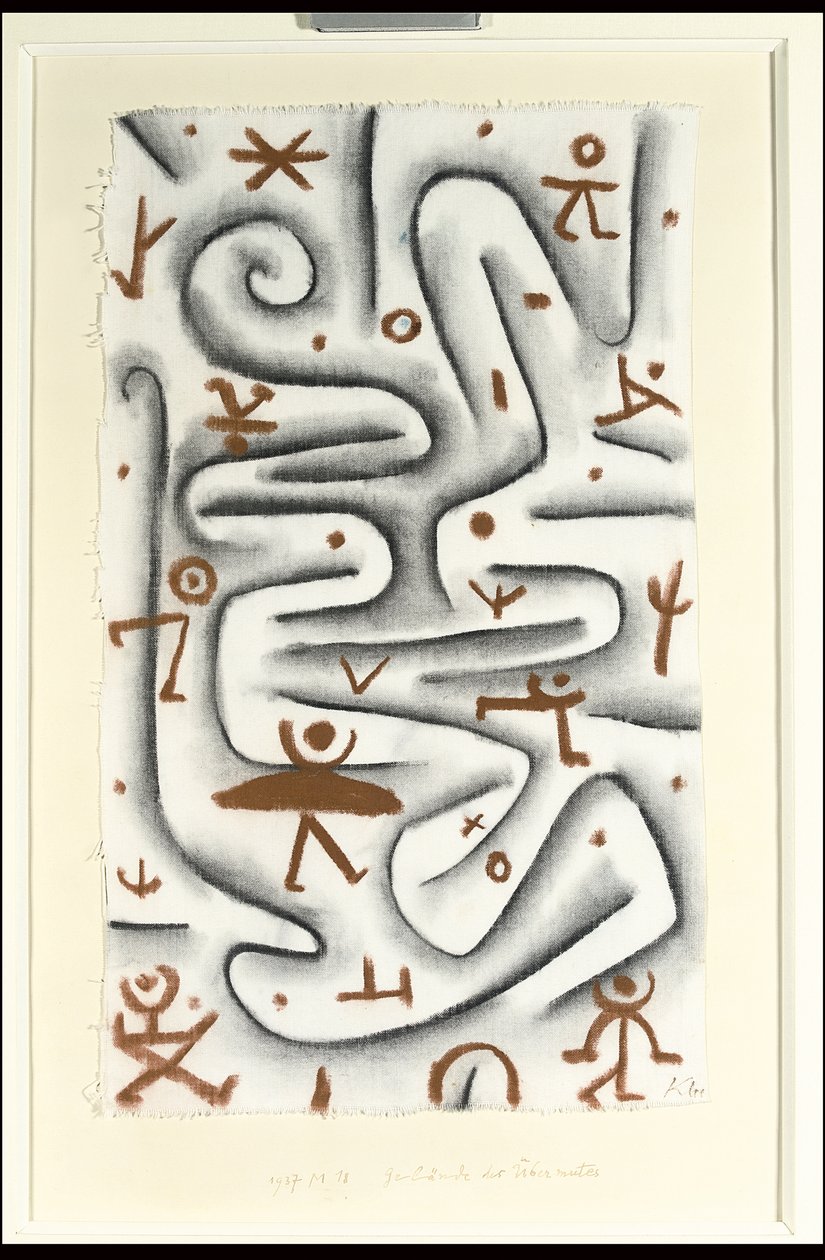 Gelände des Übermutes von Paul Klee