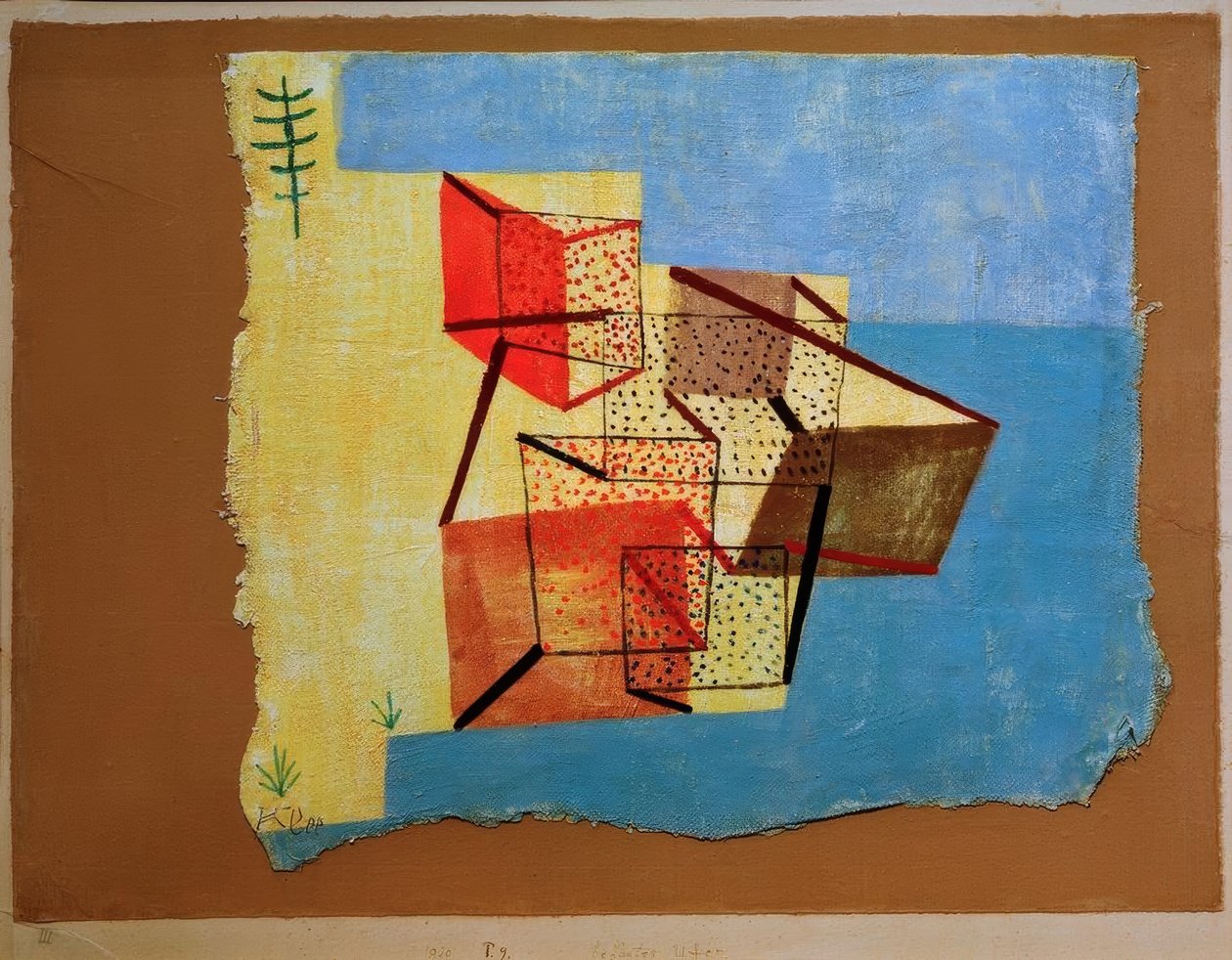 Bebautes Ufer von Paul Klee