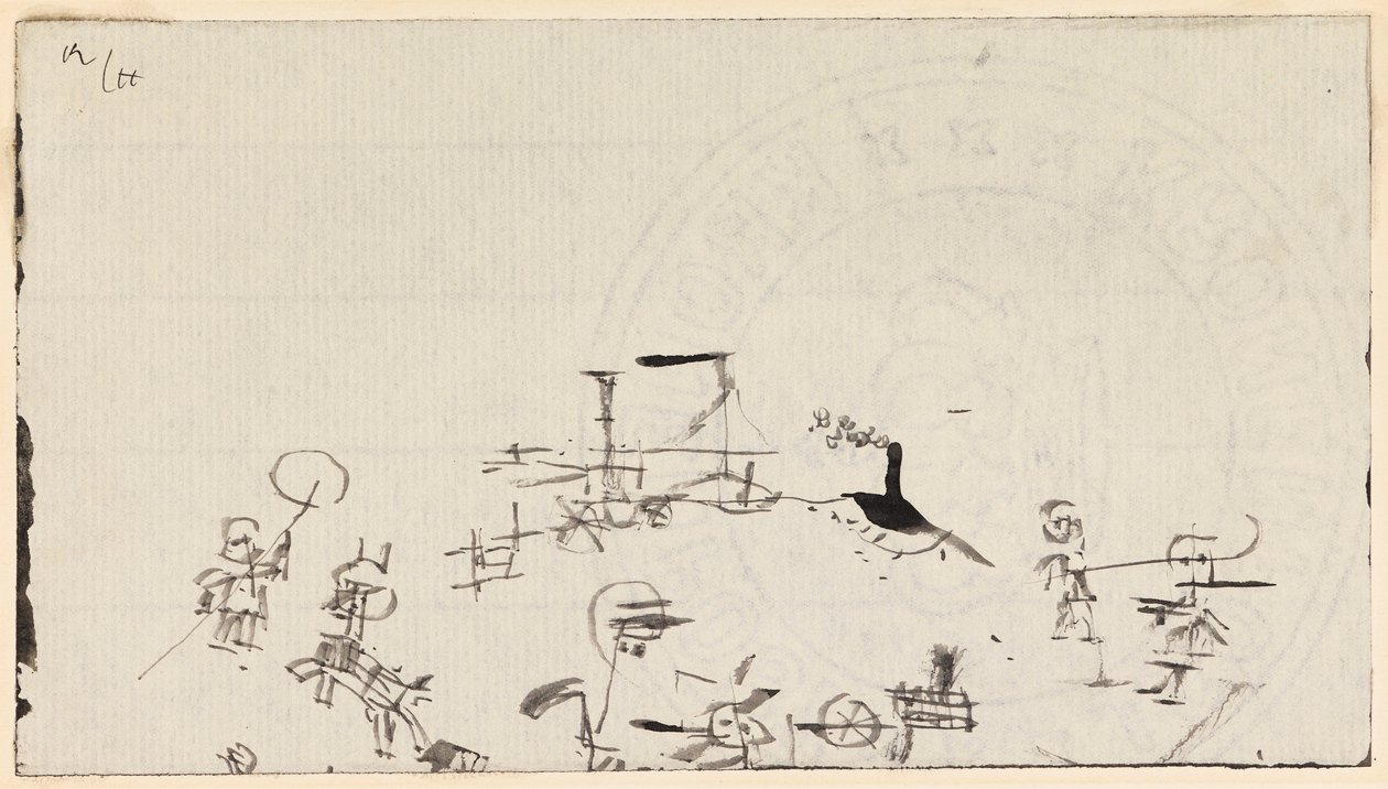 Belebter Strand, 1926 von Paul Klee