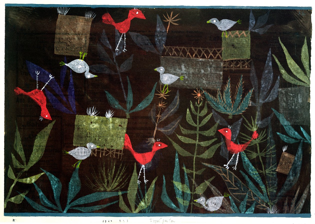 Vogelgarten von Paul Klee