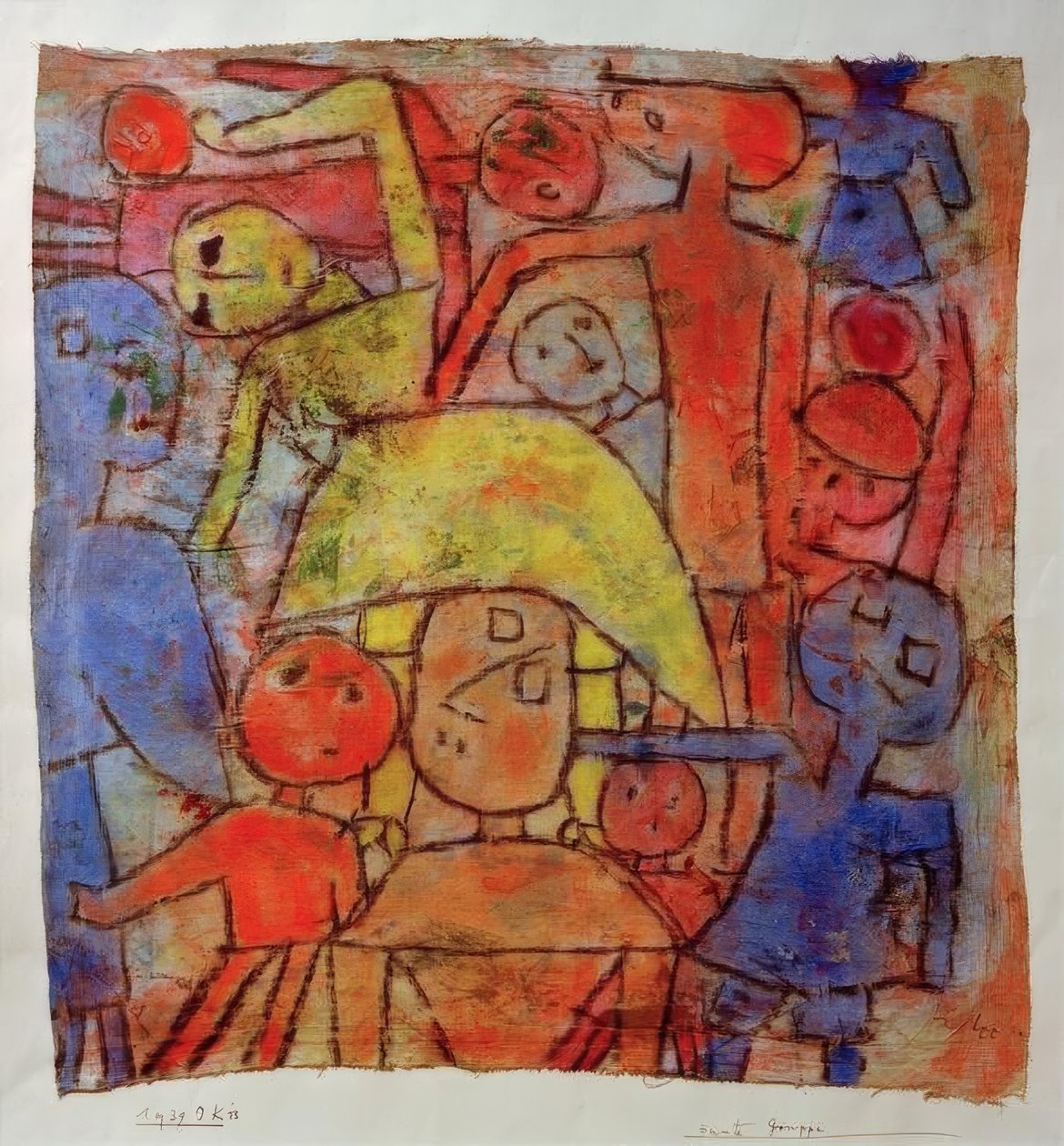 Bunte Gruppe von Paul Klee