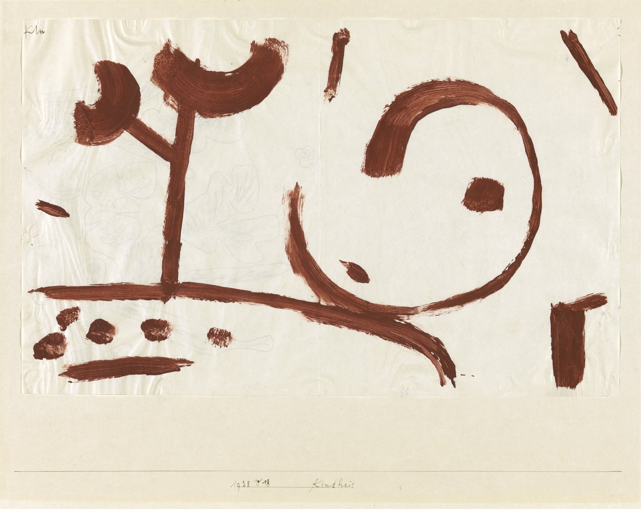Kindheit, 1938 von Paul Klee