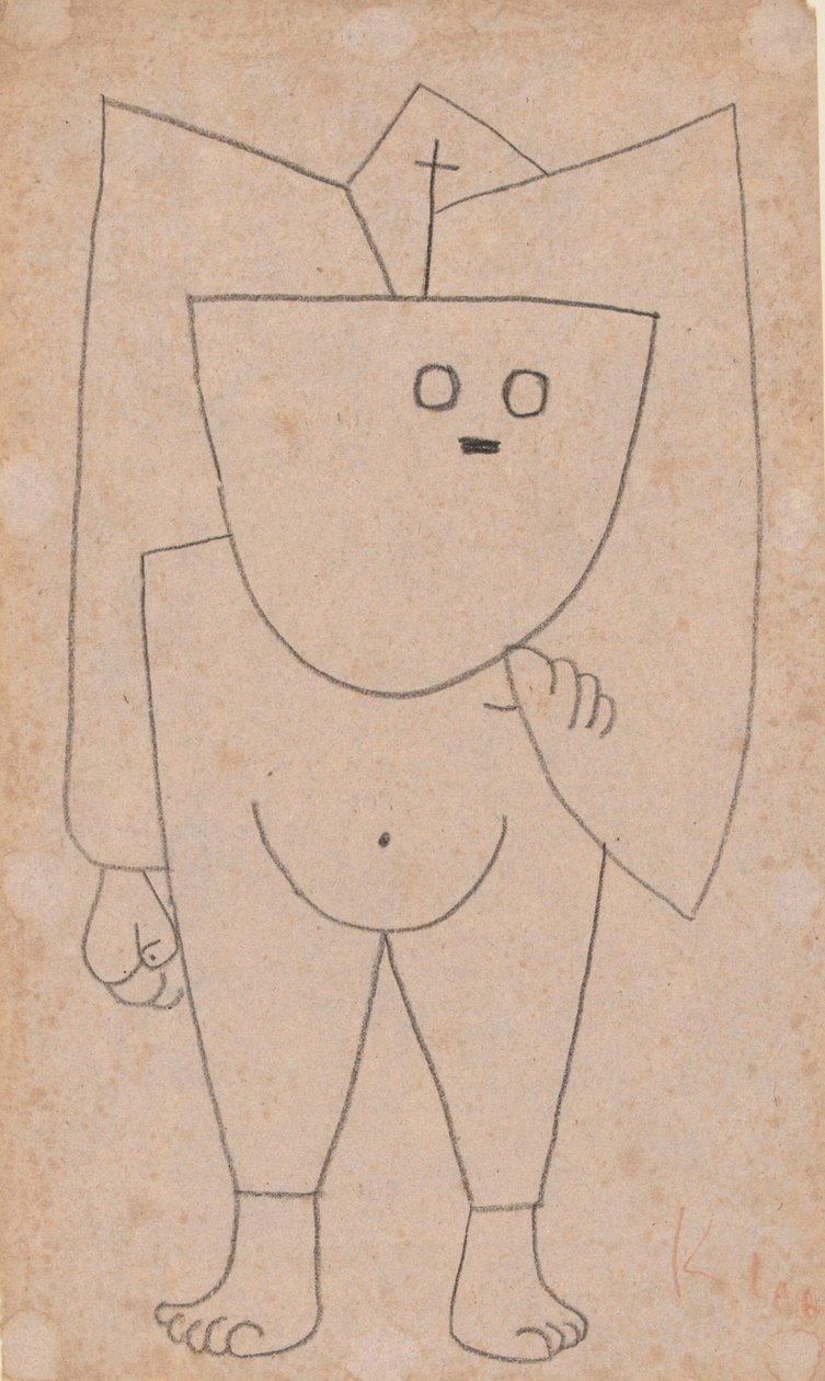 Christliches Gespenst, 1939 von Paul Klee