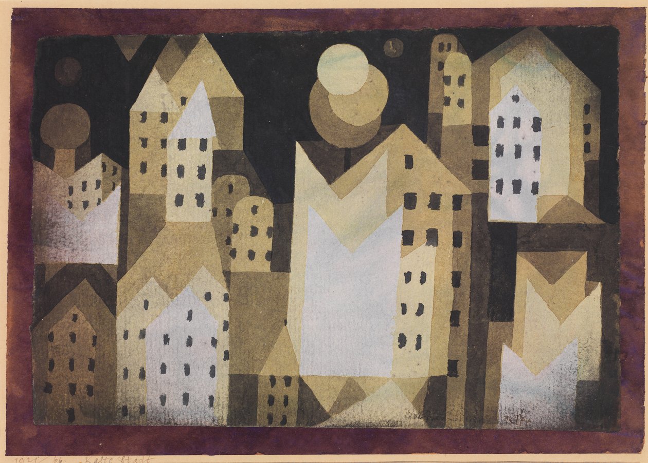 Kalte Stadt von Paul Klee