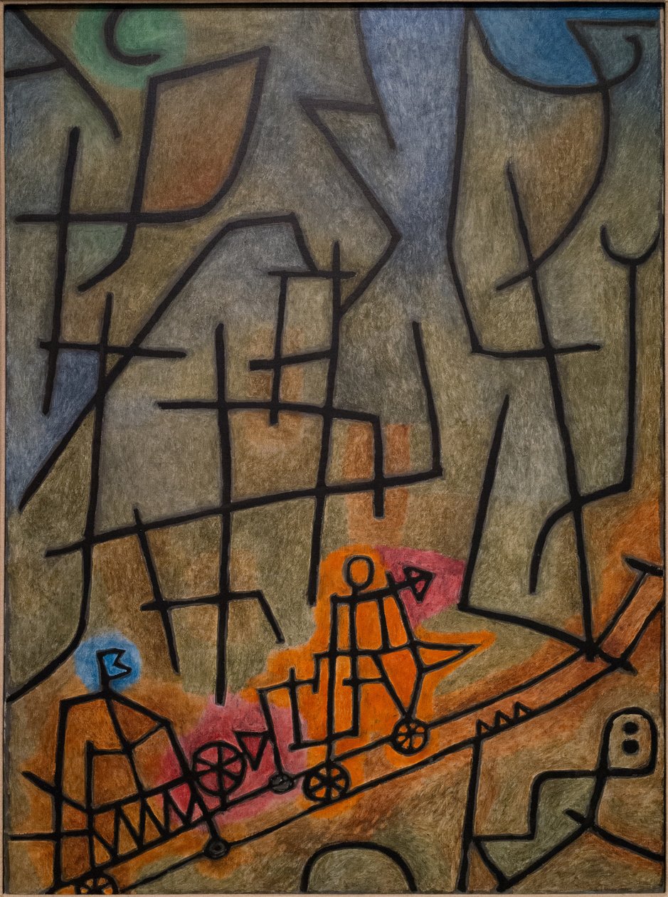 Eroberung des Berges von Paul Klee