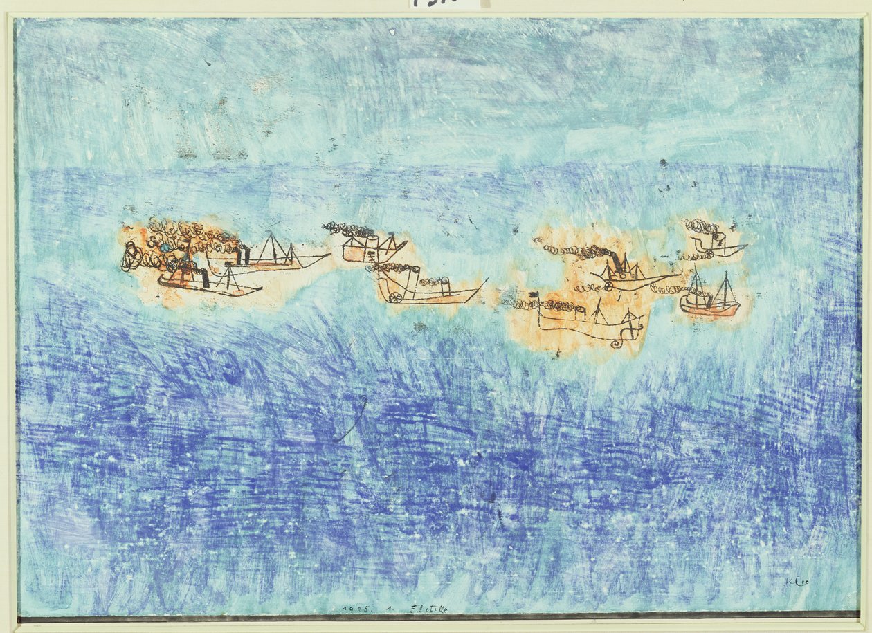 Flottille von Paul Klee