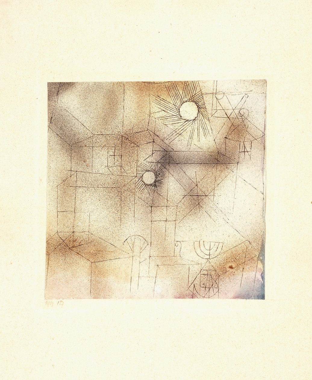 Haus in der Sonne von Paul Klee
