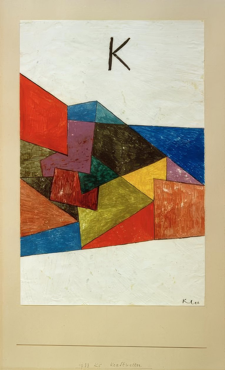 Kraftwetter von Paul Klee