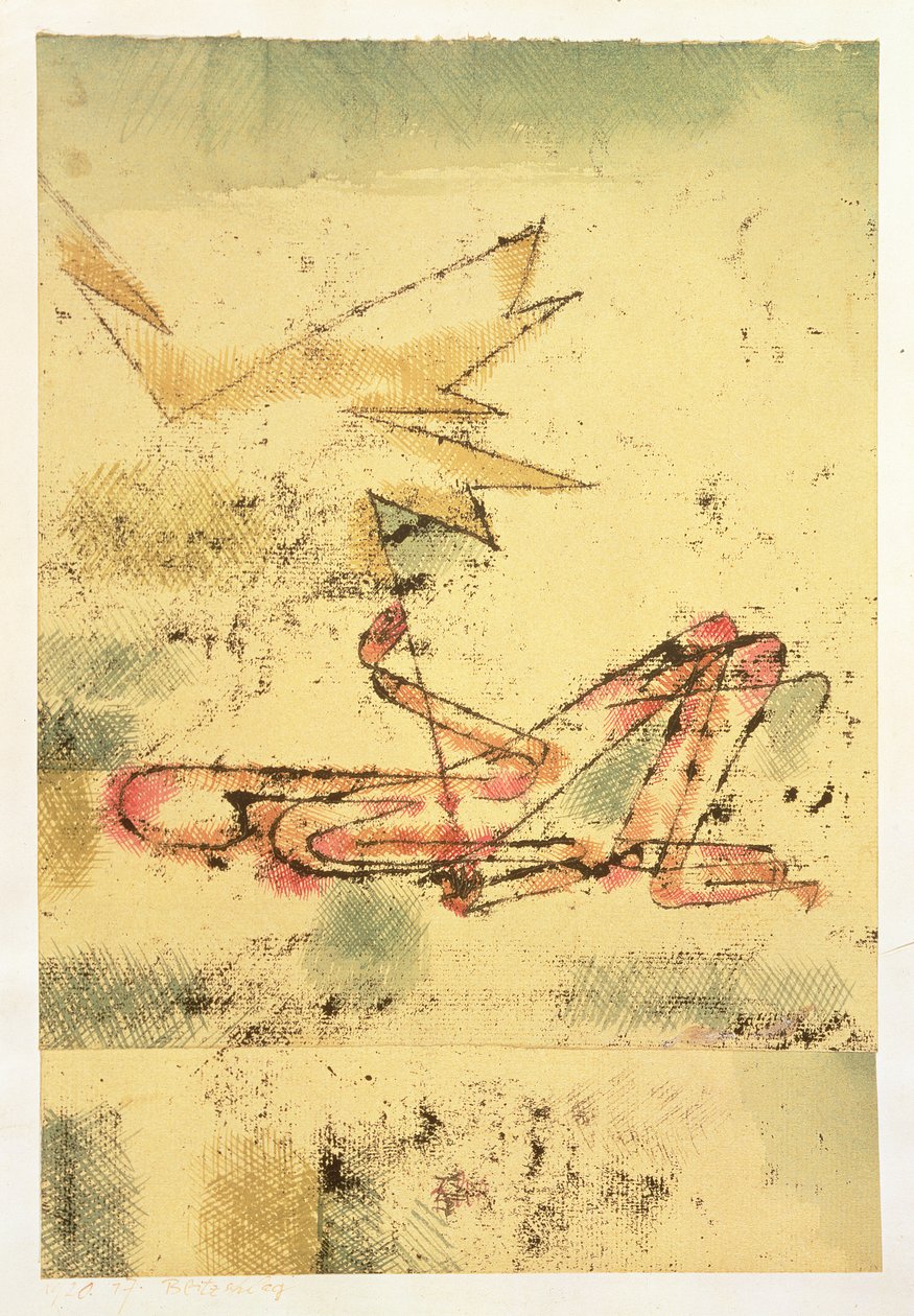 Blitzschlag von Paul Klee