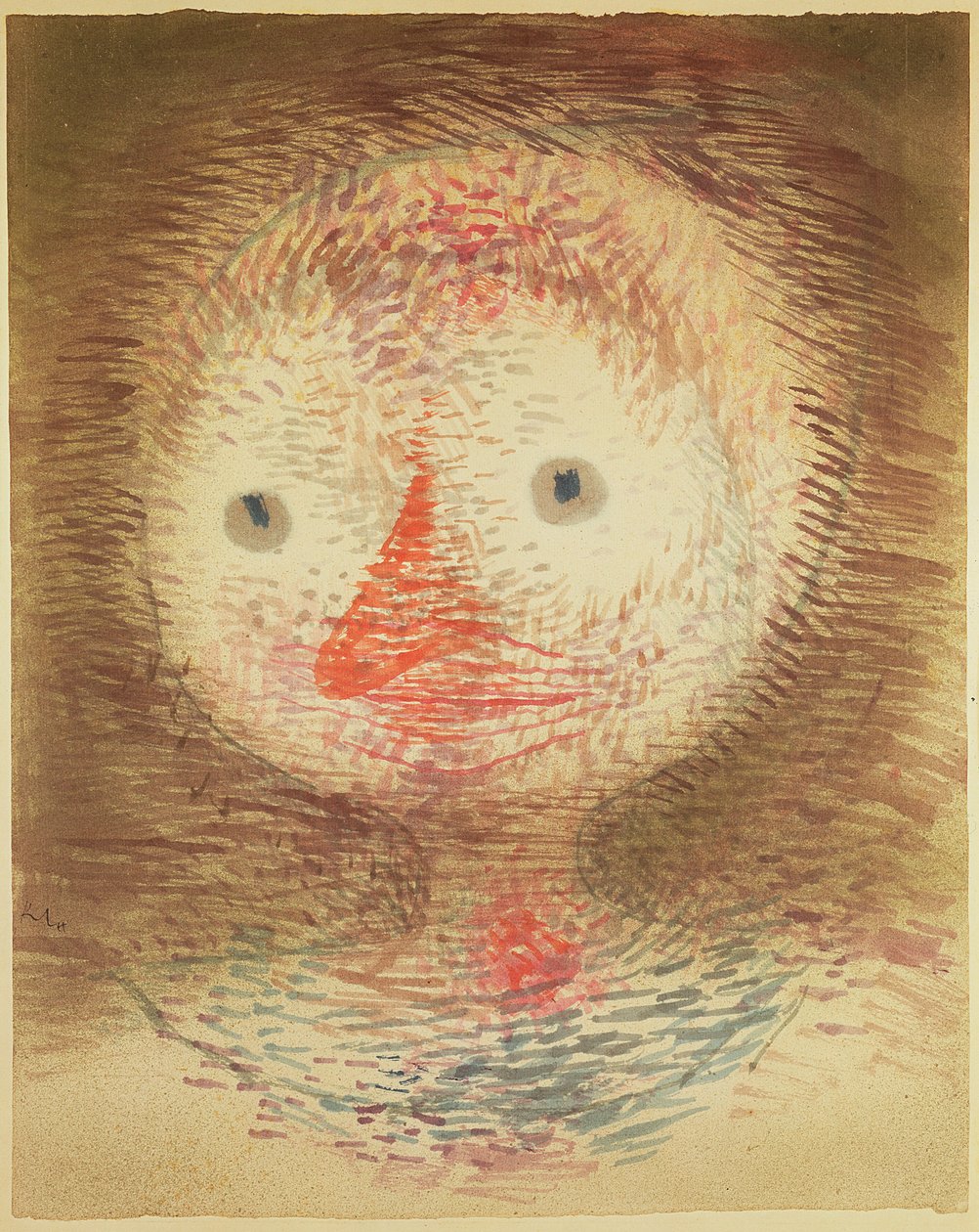 Maske: Dummes Mädchen von Paul Klee