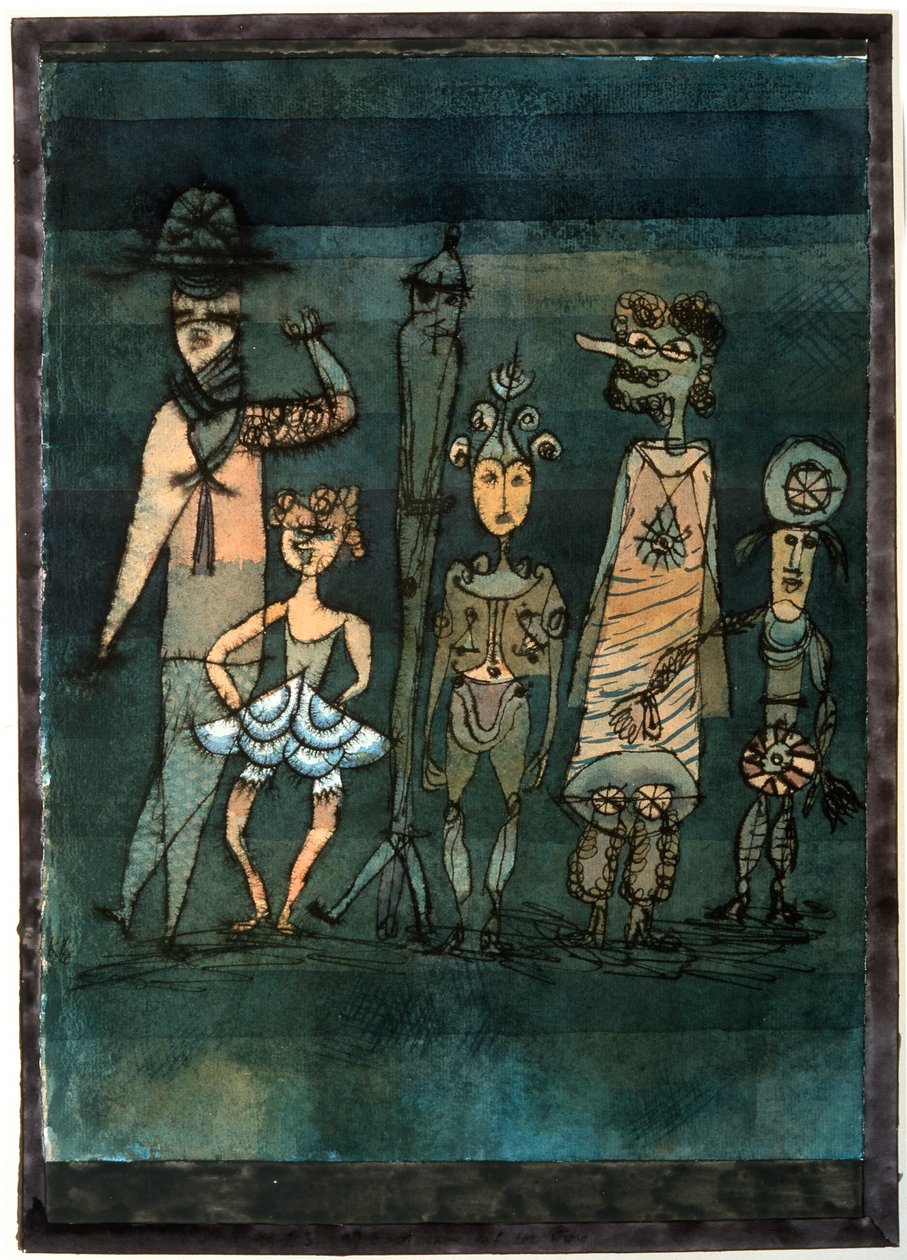Masken, 1923 von Paul Klee