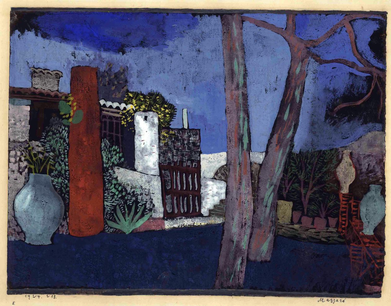 Mazzarò, 1924 von Paul Klee