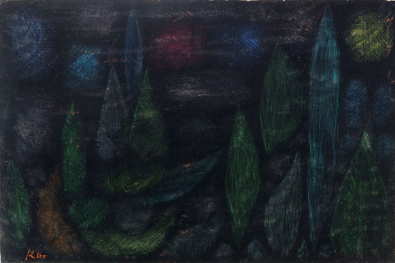 Nächtliche Landschaft, 1937 von Paul Klee