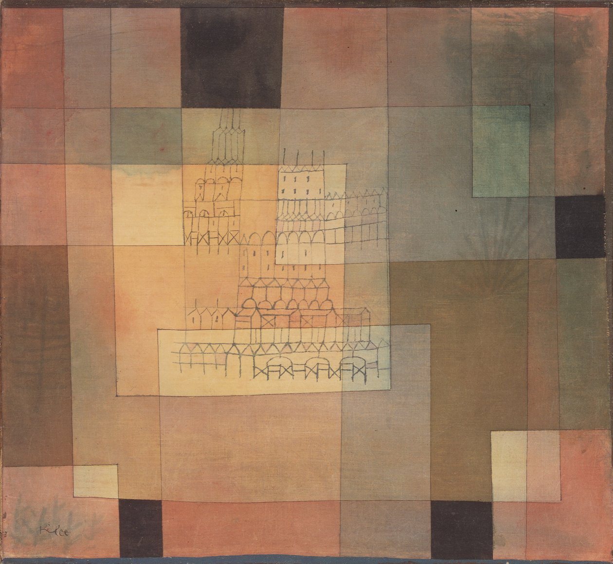 Polyphone Architektur von Paul Klee