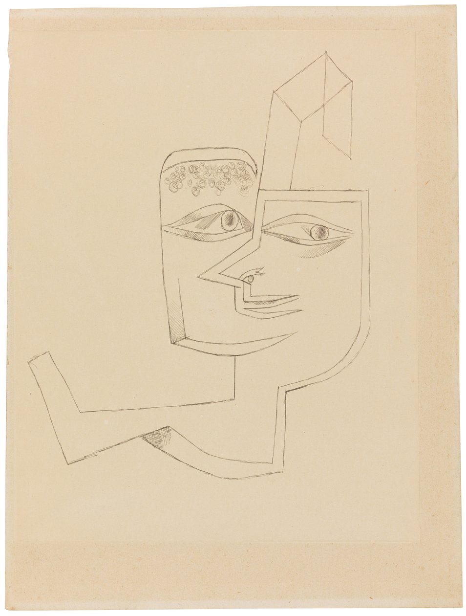 Porträt einer coolen Frau von Paul Klee