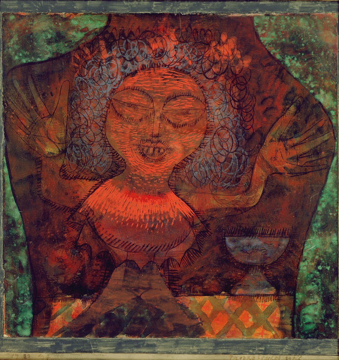 Prophetische Frau von Paul Klee