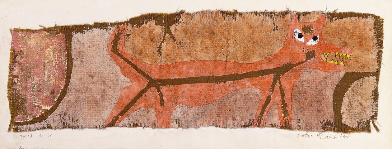 Roter Räuber von Paul Klee