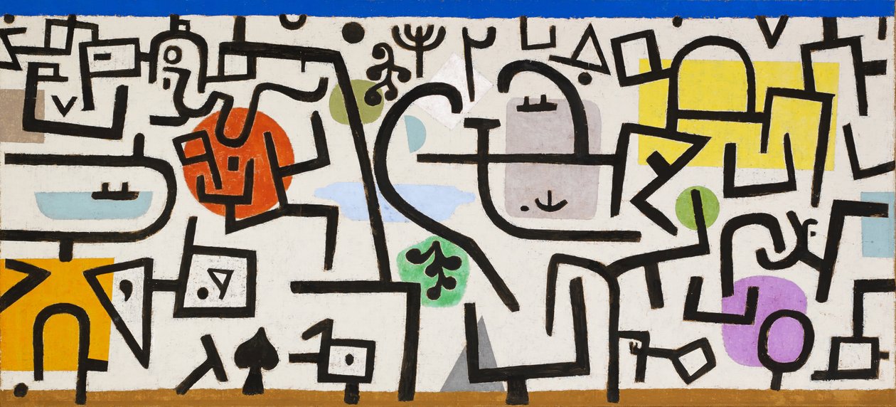 Reicher Hafen, Bild einer Reise, 1938 von Paul Klee