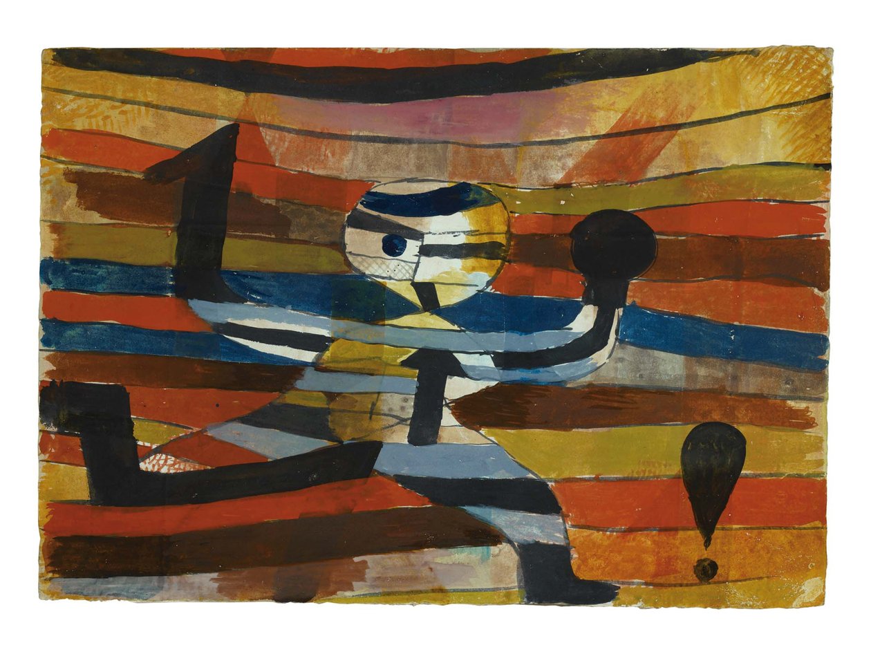 Läufer - Haken - Boxer, 1920 von Paul Klee
