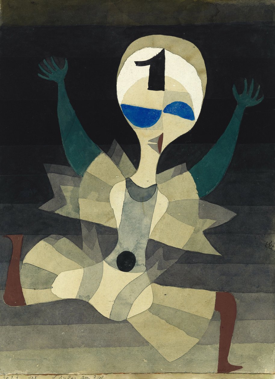 Läufer am Ziel von Paul Klee