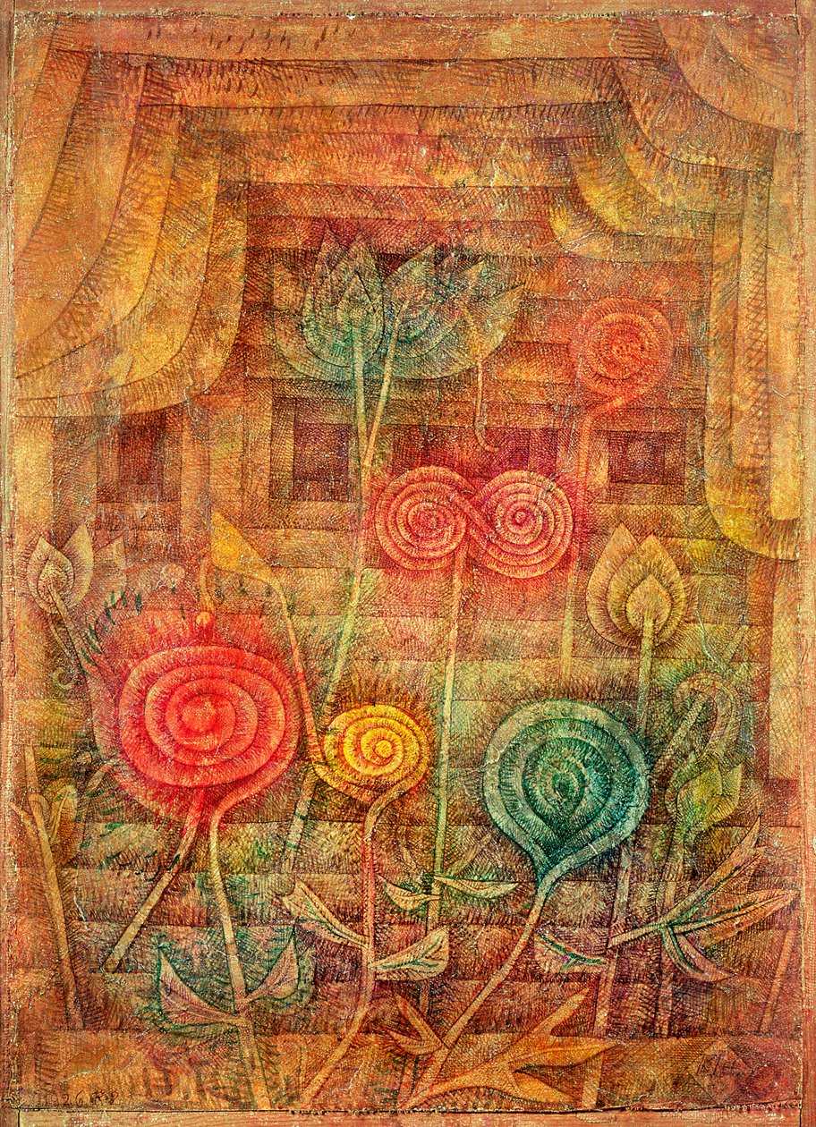 Spiralblumen von Paul Klee