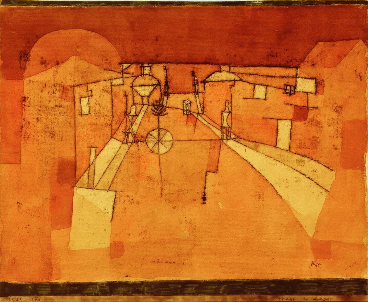 Straße im Lager von Paul Klee