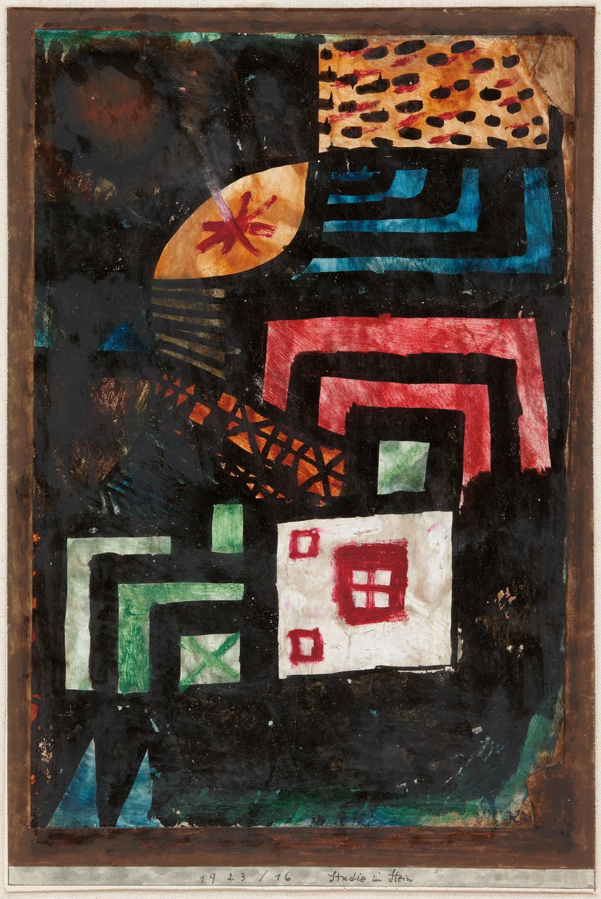 Studie im Stein von Paul Klee
