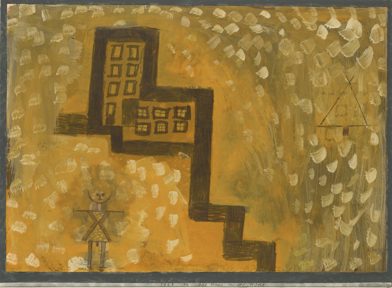Das Haus auf der Höhe, 1923 von Paul Klee
