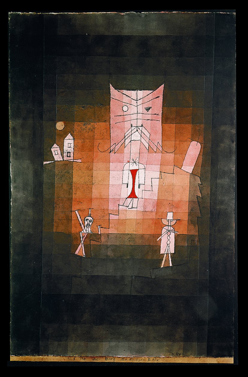 Der Berg der heiligen Katze von Paul Klee