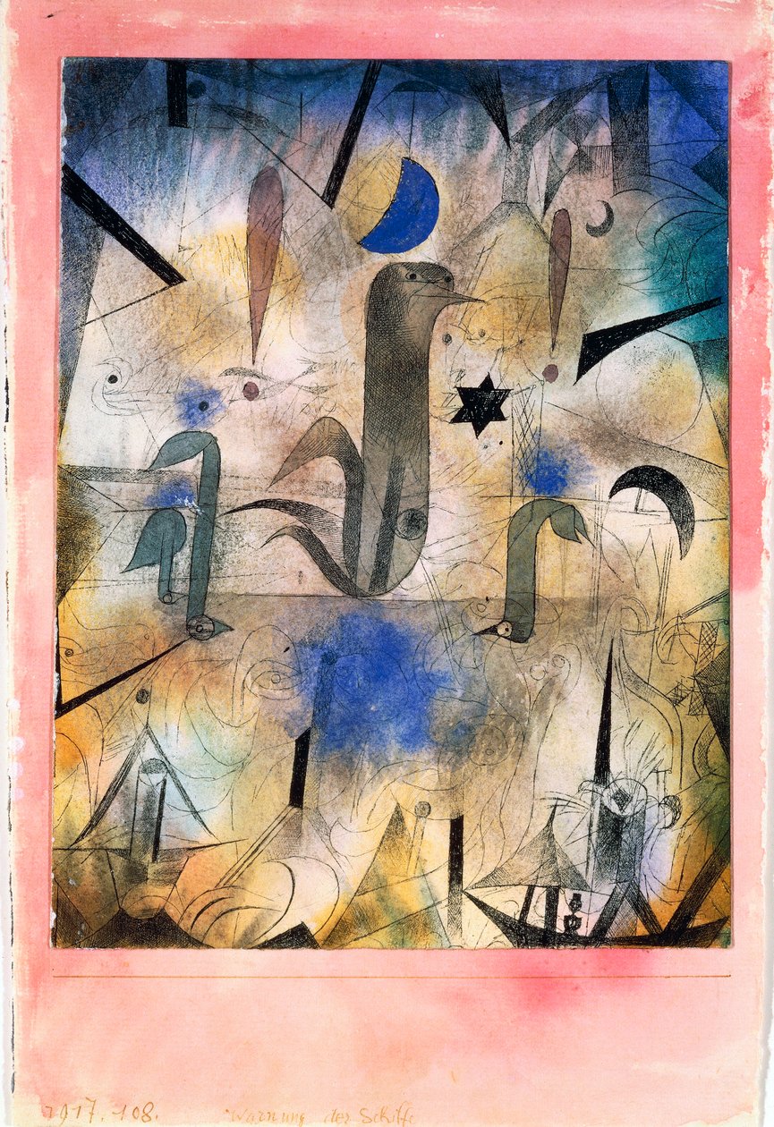 Die Sirenen der Boote von Paul Klee