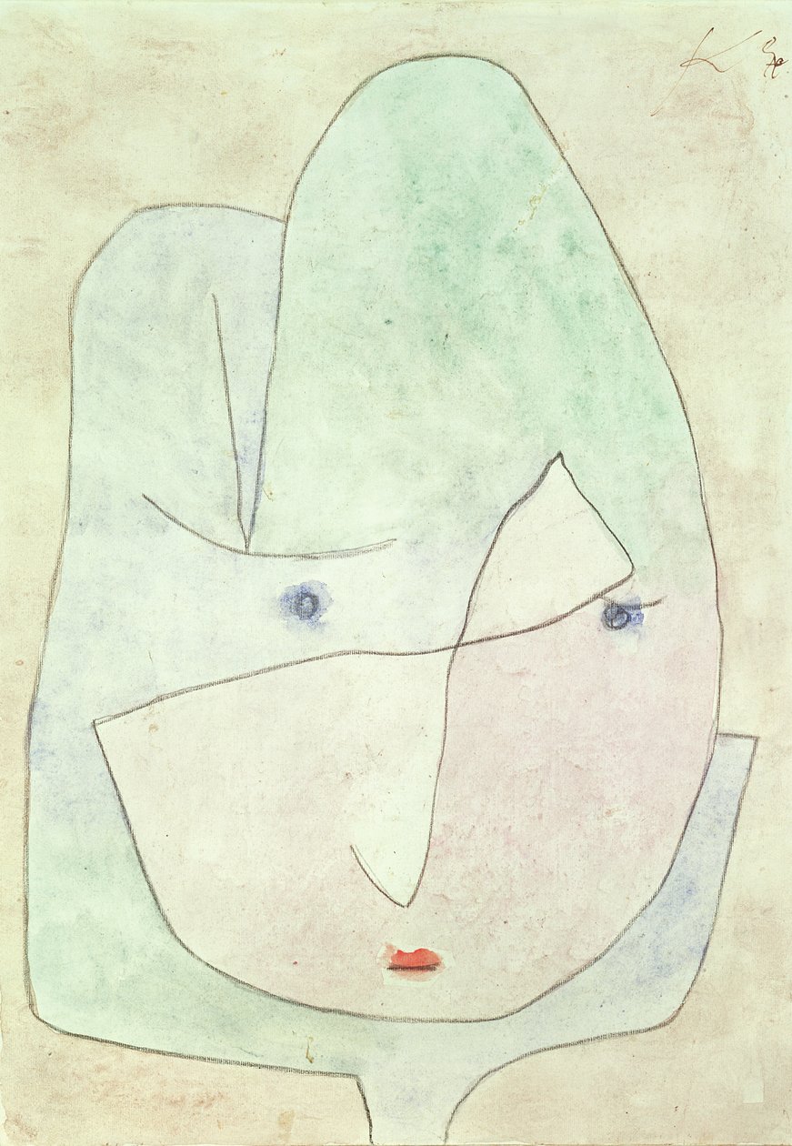 Diese Blüte steht kurz vor dem Verwelken von Paul Klee