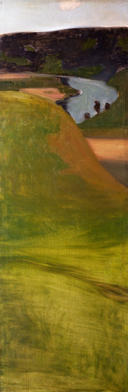 Ohne Titel (Aare-Landschaft) von Paul Klee