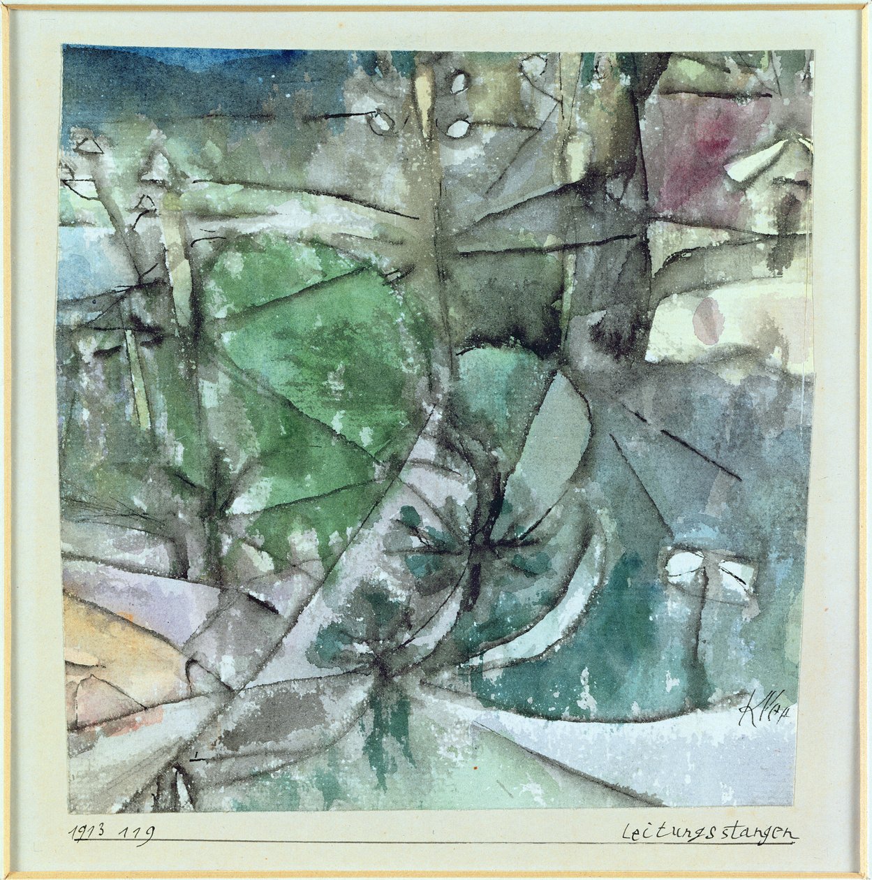 Strommasten von Paul Klee