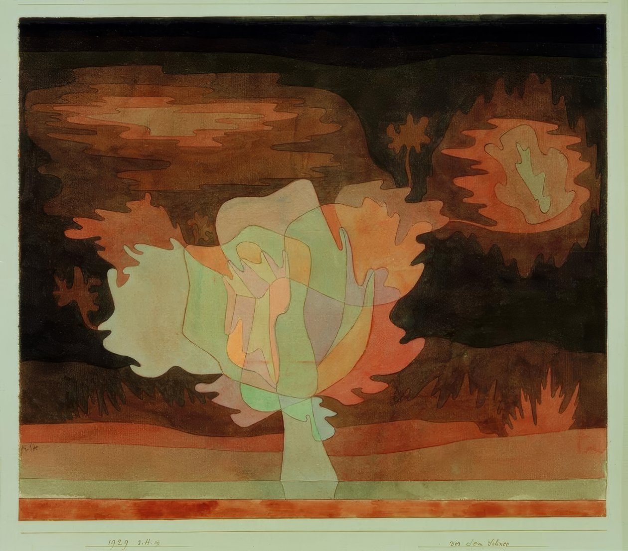 Vor dem Schnee von Paul Klee