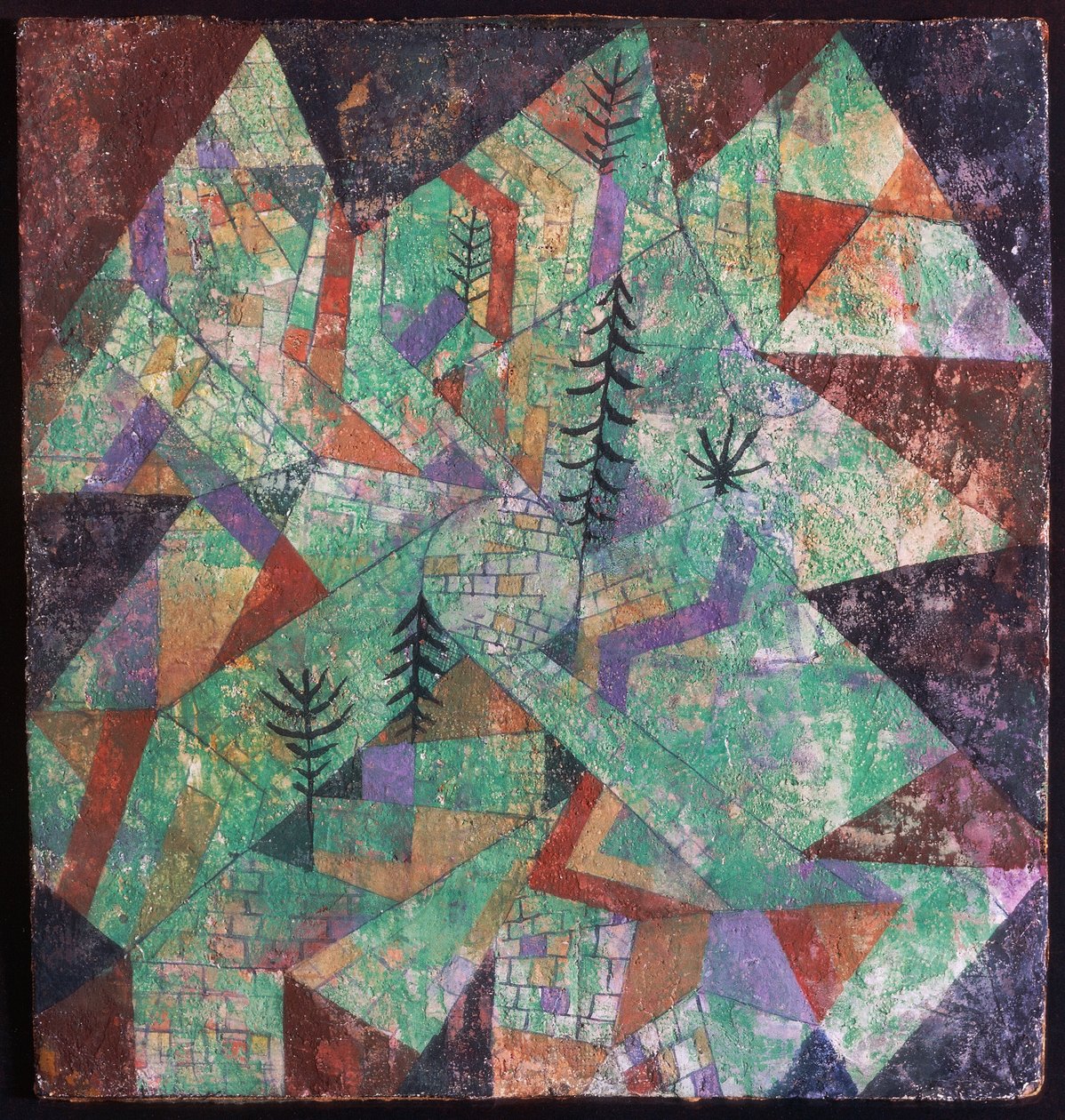 Wald Bau von Paul Klee
