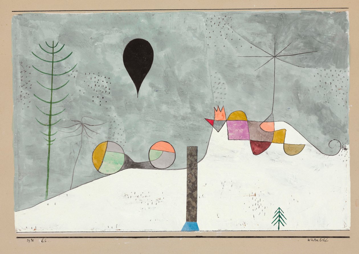 Winterbild von Paul Klee
