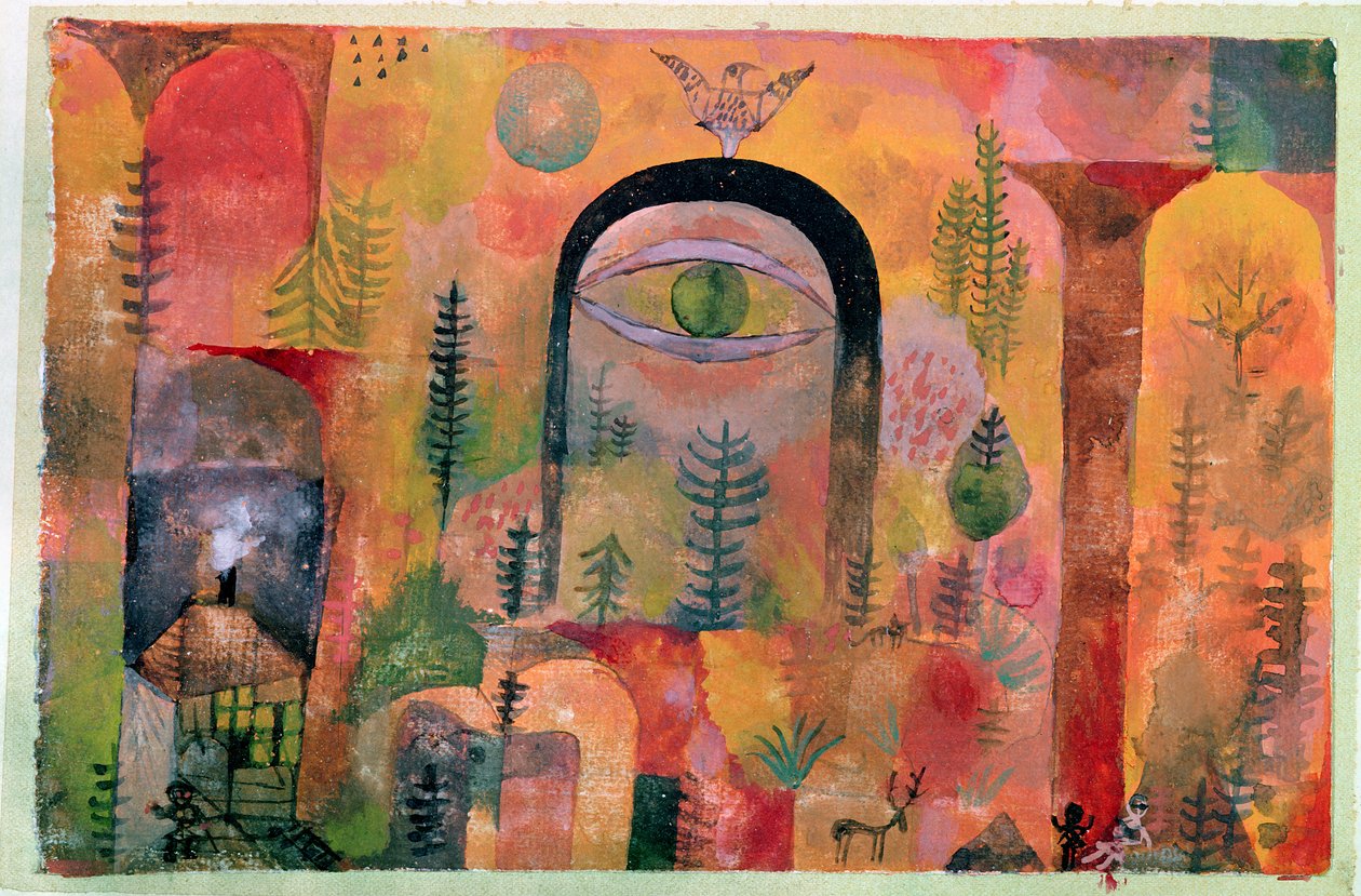Mit dem Adler von Paul Klee