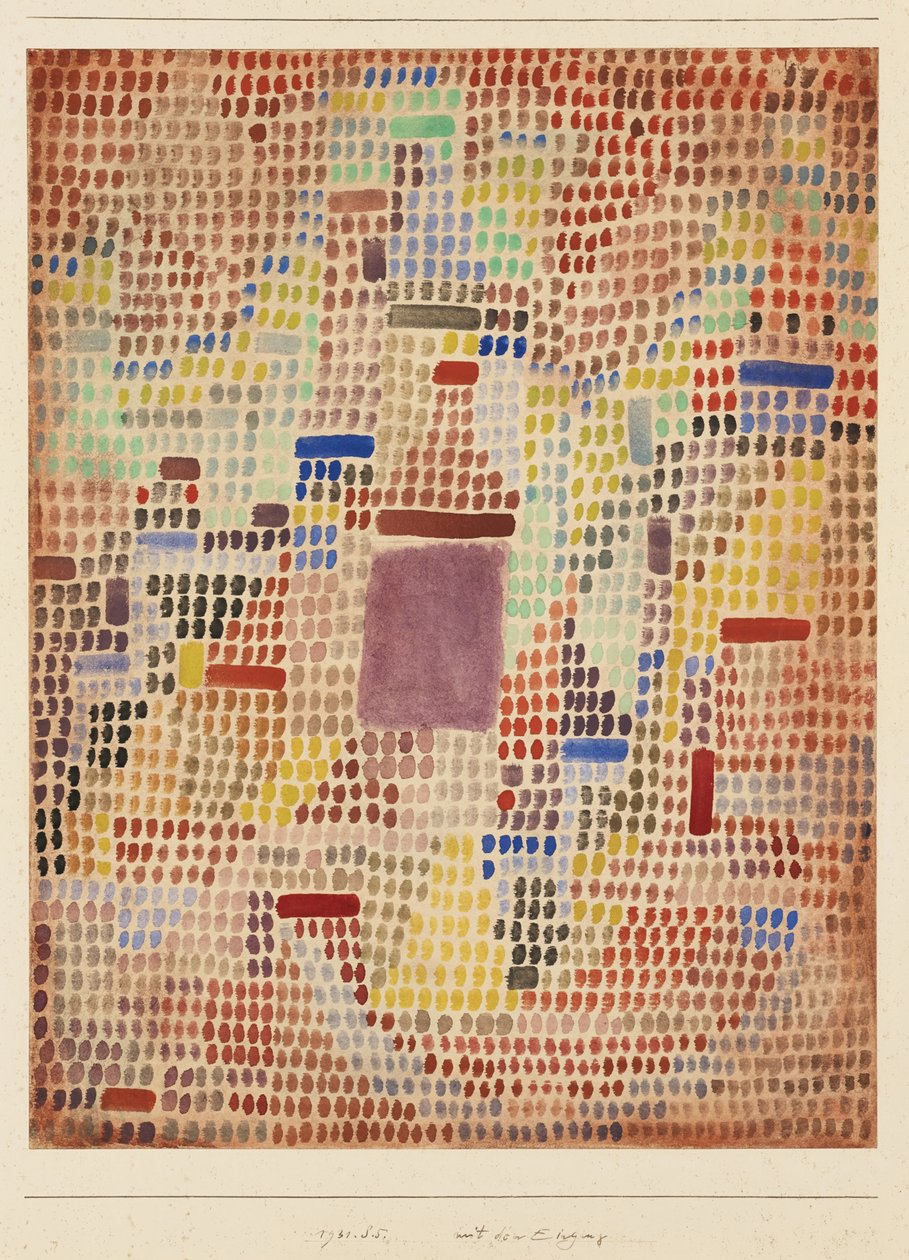Mit dem Eingang von Paul Klee