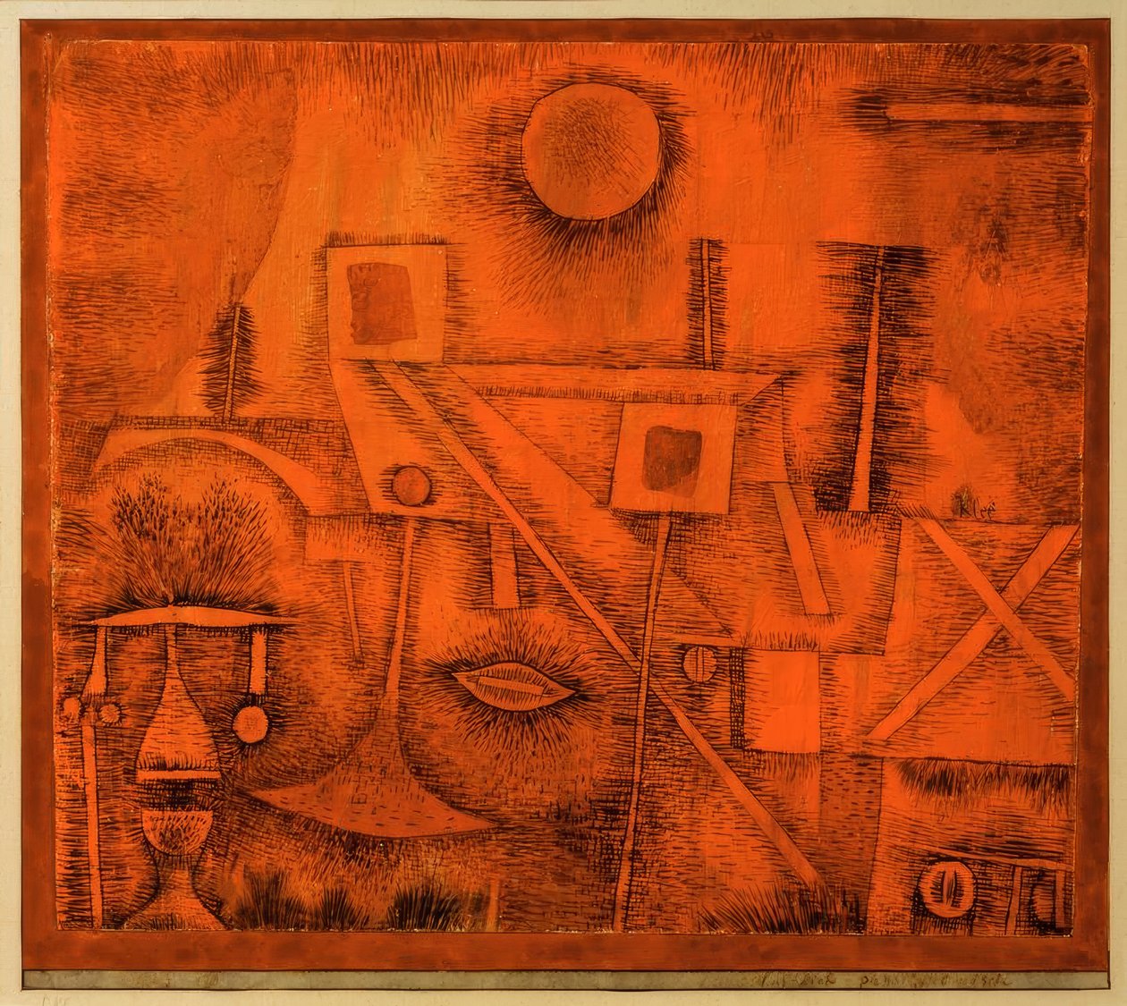 Landschaftlich-physiognomisch von Paul Klee